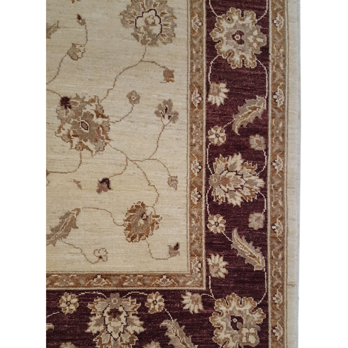 Pacific Ziegler 35602 Gold Brown Transitional Hand Knotted Rug