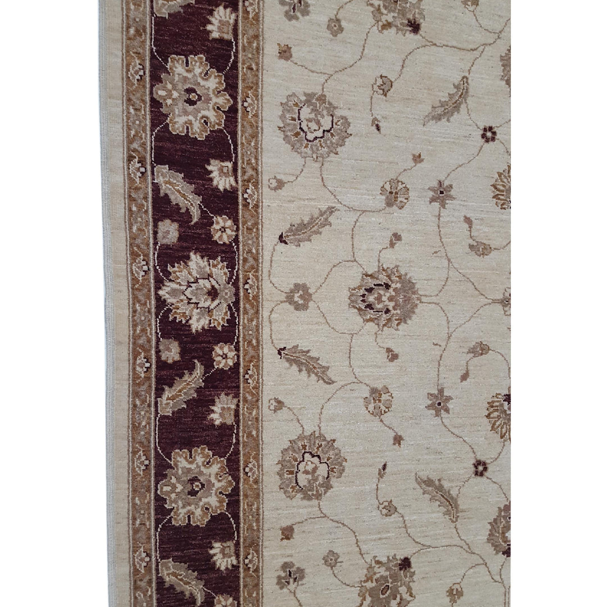 Pacific Ziegler 35602 Gold Brown Transitional Hand Knotted Rug