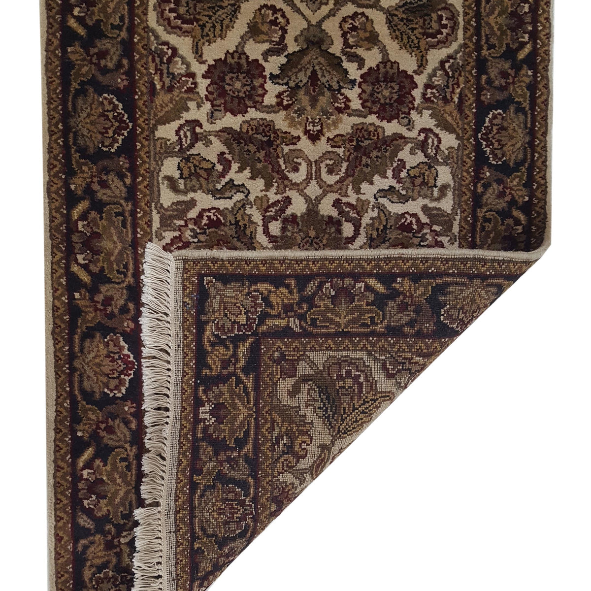 Pacific Royal 35637 Ivory Black Traditional Hand Knotted Rug
