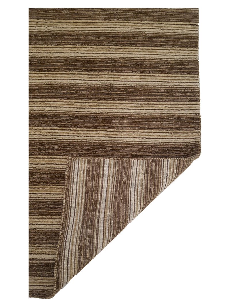Pacific Kathmandu 35648 Beige Brown Modern Hand Knotted Rug