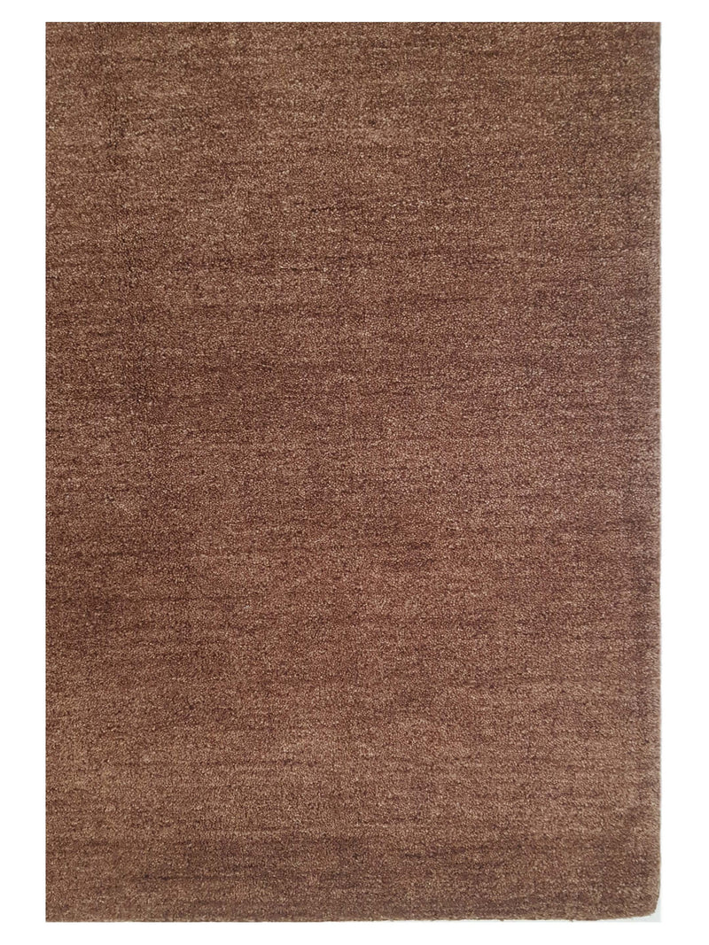 Pacific Kathmandu 35652 Chocolate Chocolate Modern Hand Knotted Rug