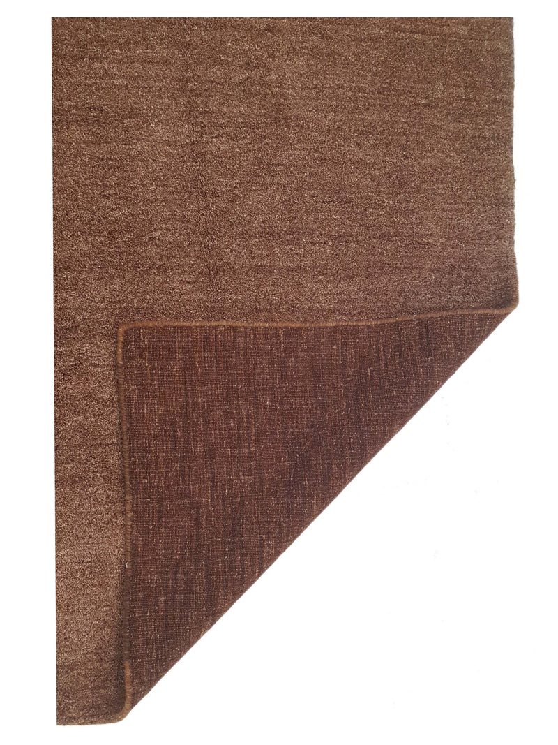 Pacific Kathmandu 35652 Chocolate Chocolate Modern Hand Knotted Rug