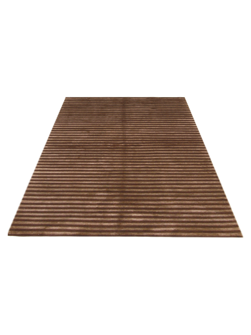 Pacific Boca 35656 Brown Mocha Transitional Hand Knotted Rug