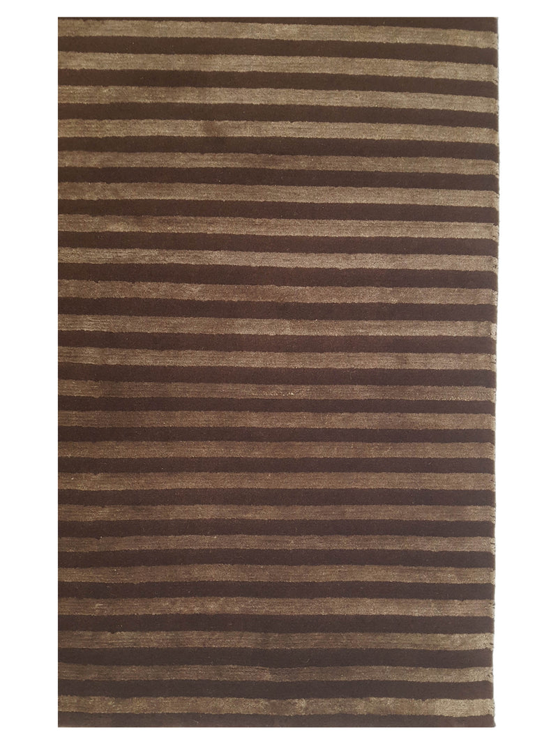 Pacific Boca 35656 Brown Mocha Transitional Hand Knotted Rug