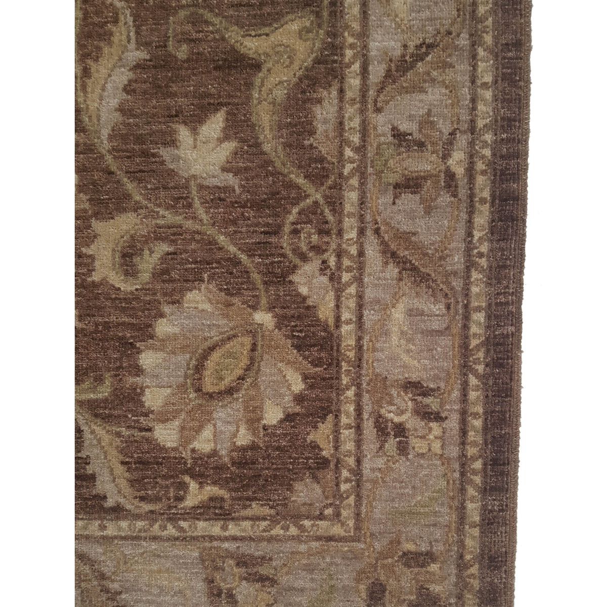 Pacific Ziegler 36147 Brown Lt.Brown Transitional Hand Knotted Rug