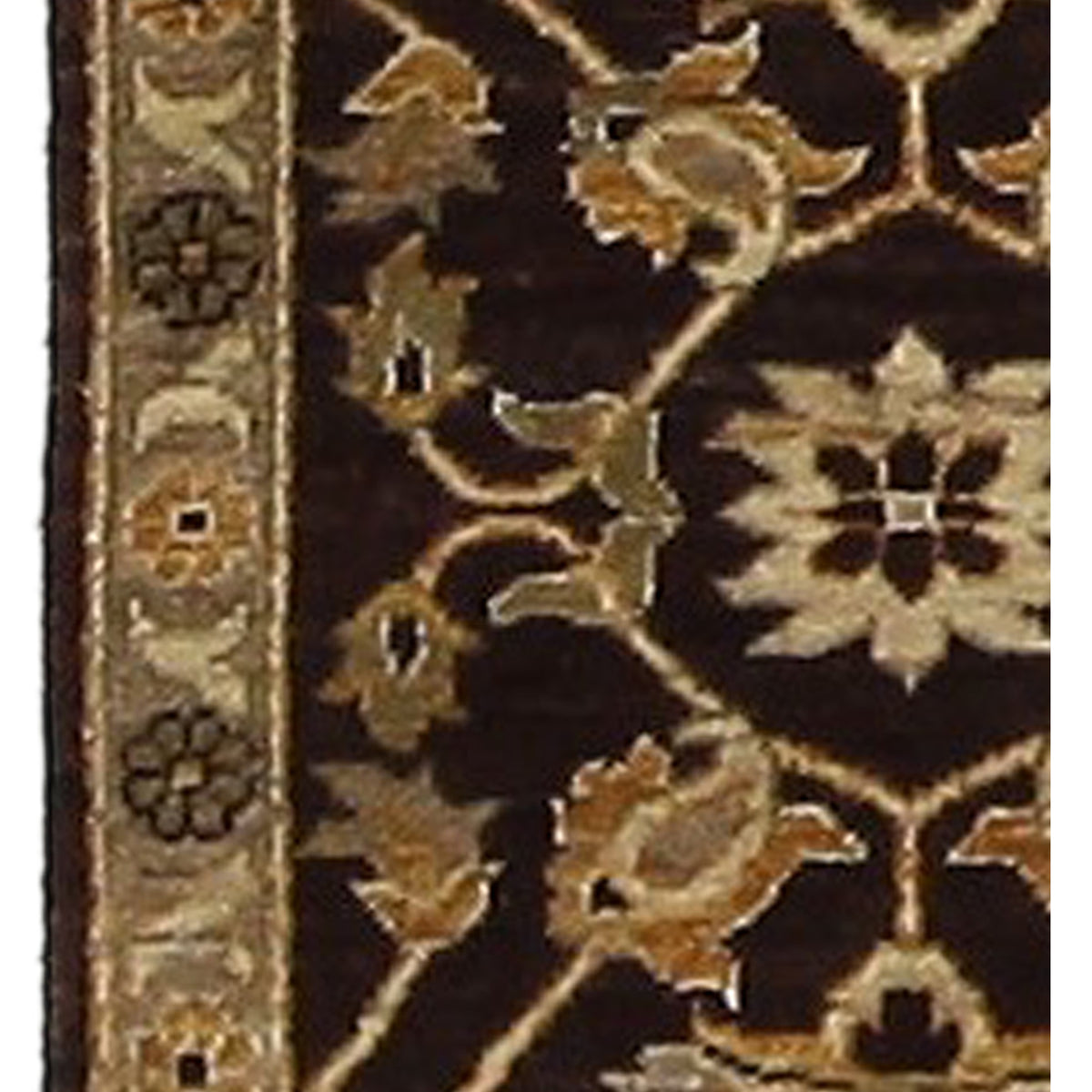 Pacific Ziegler 36147 Brown Lt.Brown Transitional Hand Knotted Rug