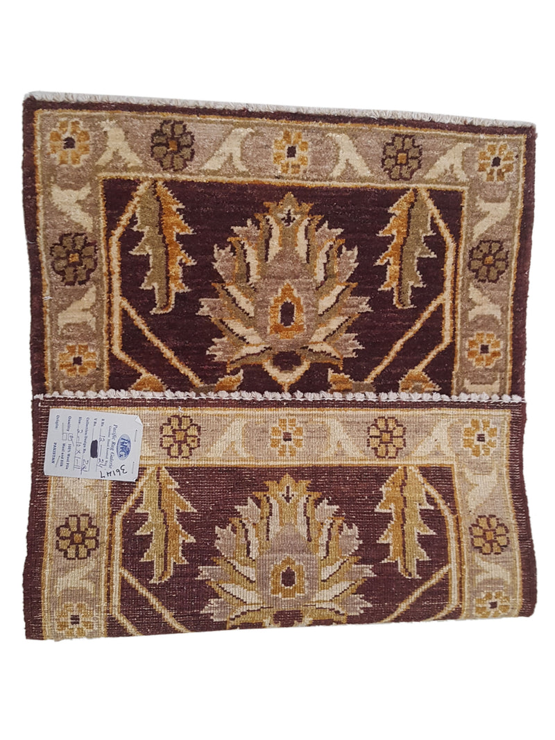 Pacific Ziegler 36147 Brown Lt.Brown Transitional Hand Knotted Rug
