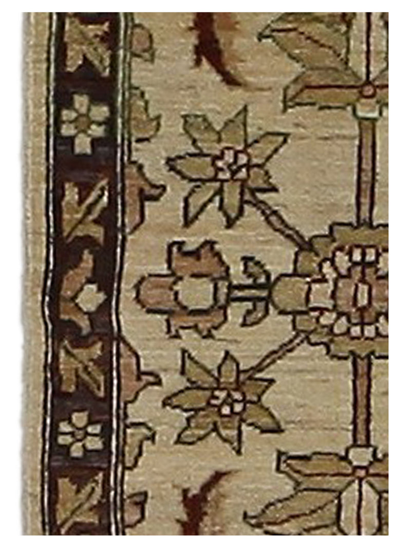 Pacific Ziegler 36148 Gold Brown Transitional Hand Knotted Rug