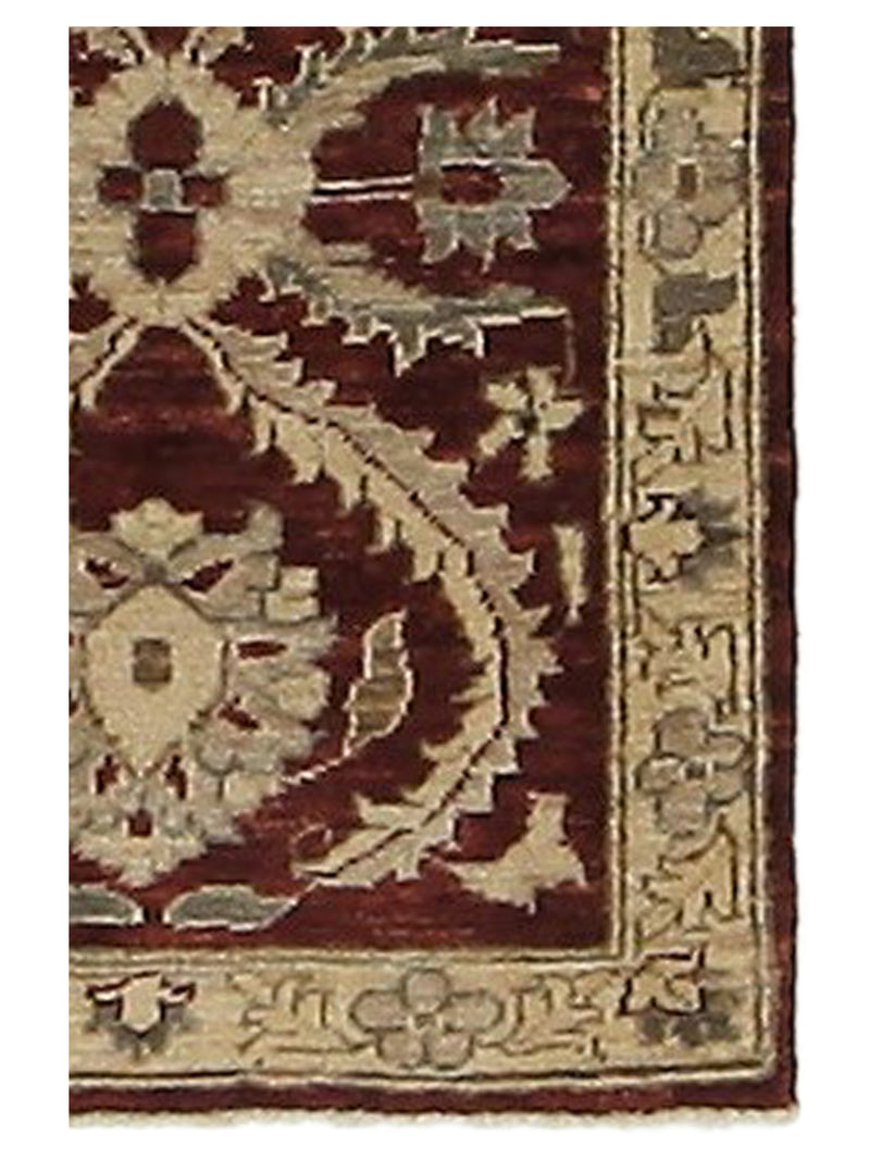Pacific Ziegler 36149 Red Gold Transitional Hand Knotted Rug