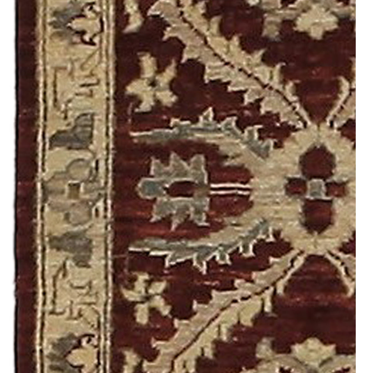 Pacific Ziegler 36149 Red Gold Transitional Hand Knotted Rug