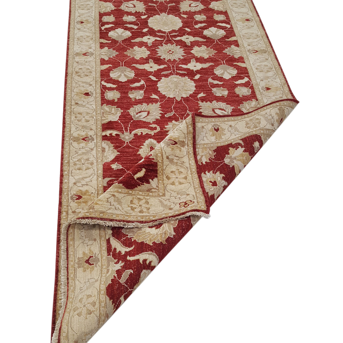 Pacific Ziegler 36152 Red Gold Transitional Hand Knotted Rug