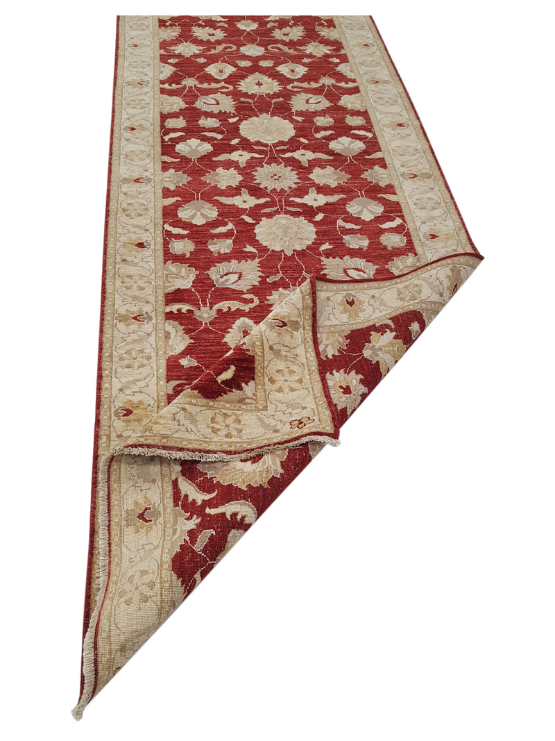 Pacific Ziegler 36152 Red Gold Transitional Hand Knotted Rug