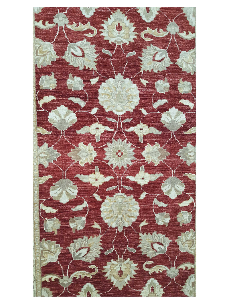 Pacific Ziegler 36152 Red Gold Transitional Hand Knotted Rug