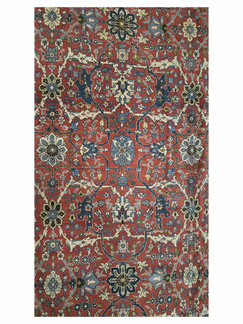 Fasa Antique Tabriz 36154 Burgundy Burgundy Traditional Antique Rug