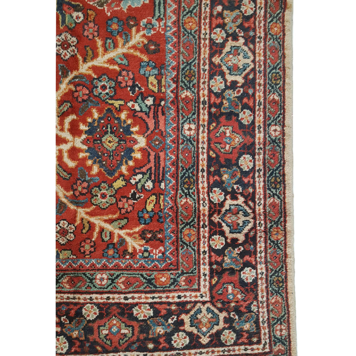 Fasa Antique Mahal 36157 Rust Indigo Traditional Antique Rug