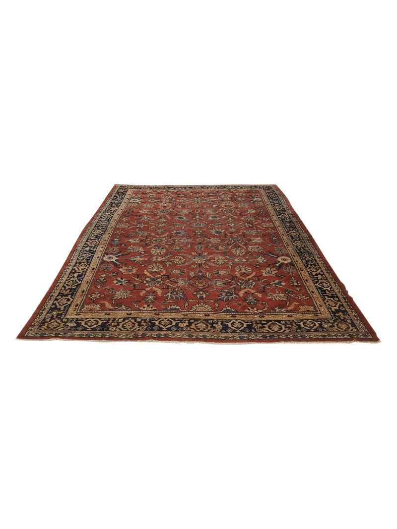 Fasa Antique Mahal 36158 Rust Indigo Traditional Antique Rug