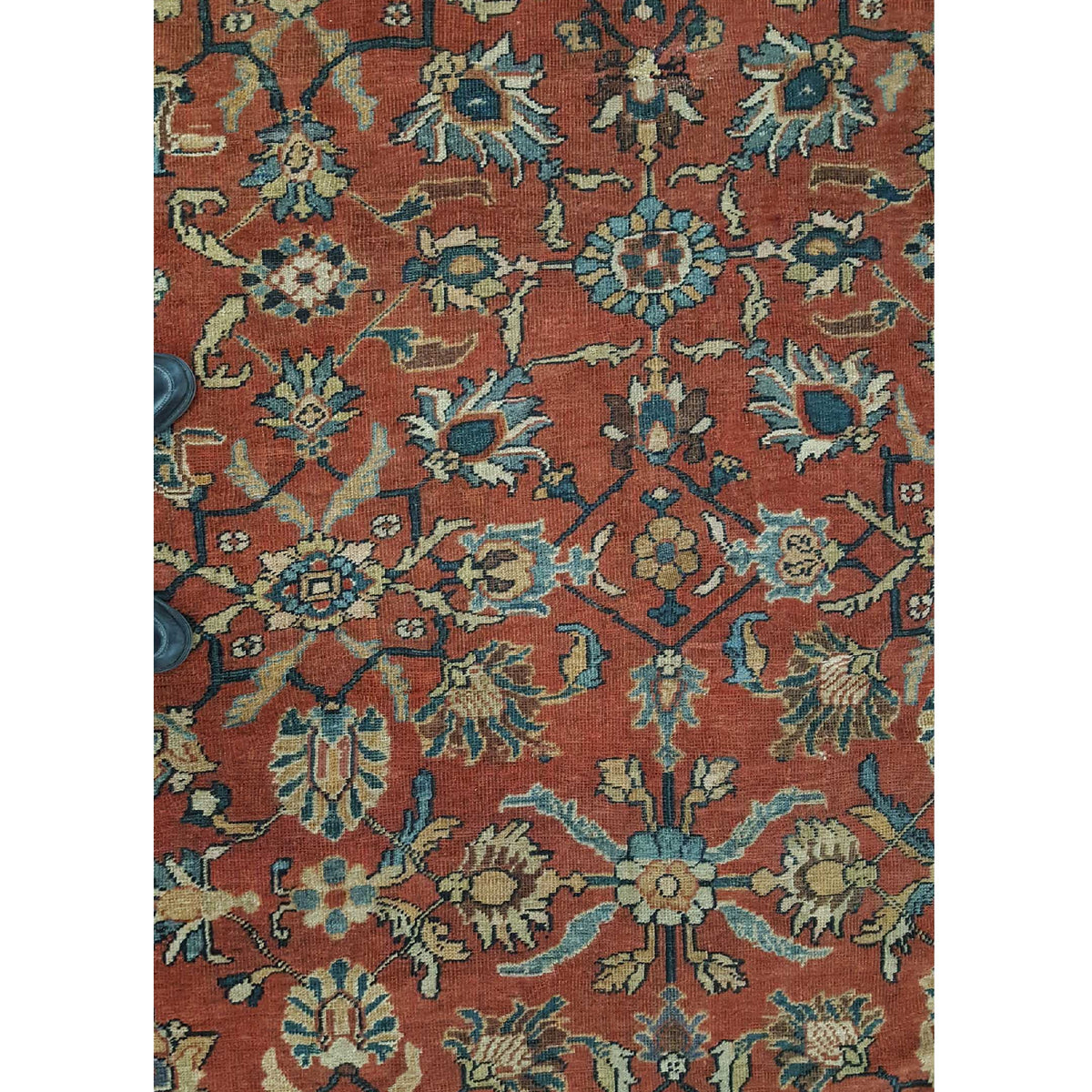 Fasa Antique Mahal 36158 Rust Indigo Traditional Antique Rug