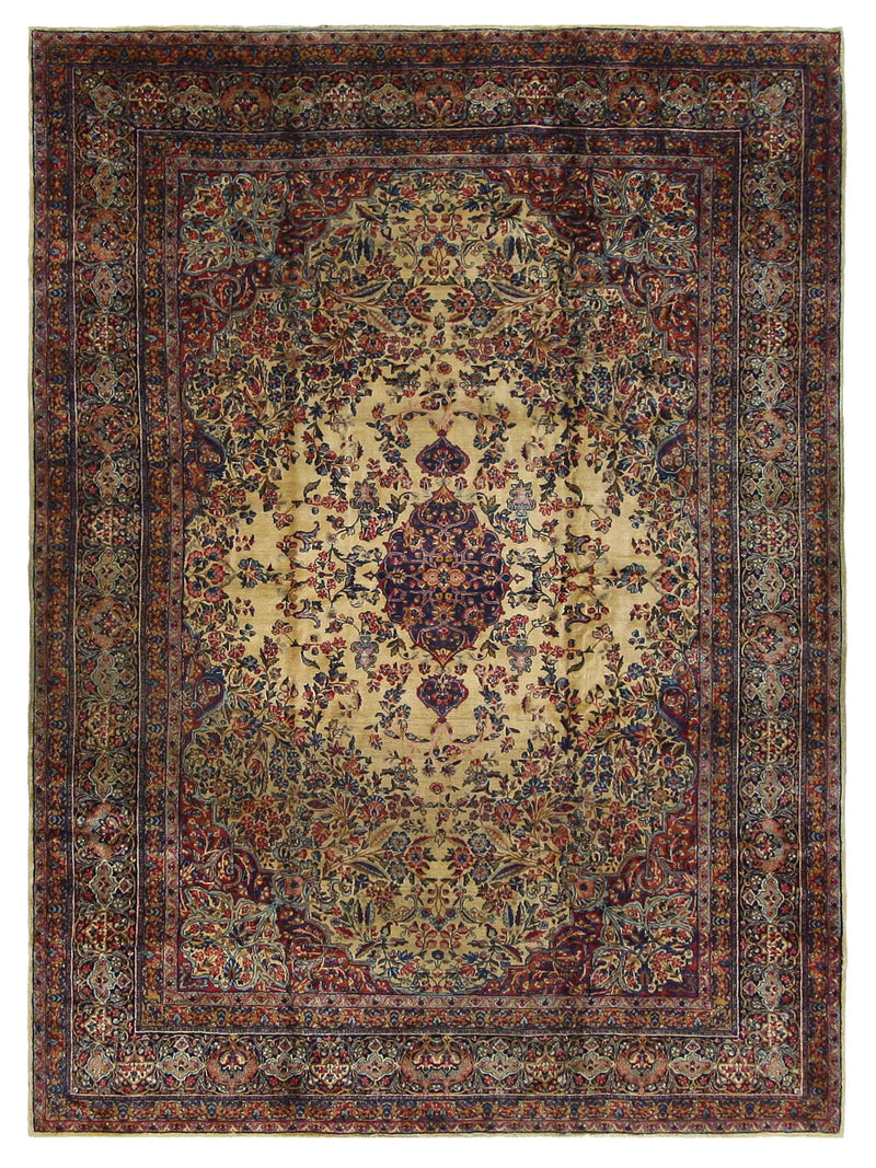 Fasa Antique Lavar Kerman  Camel Multi Traditional