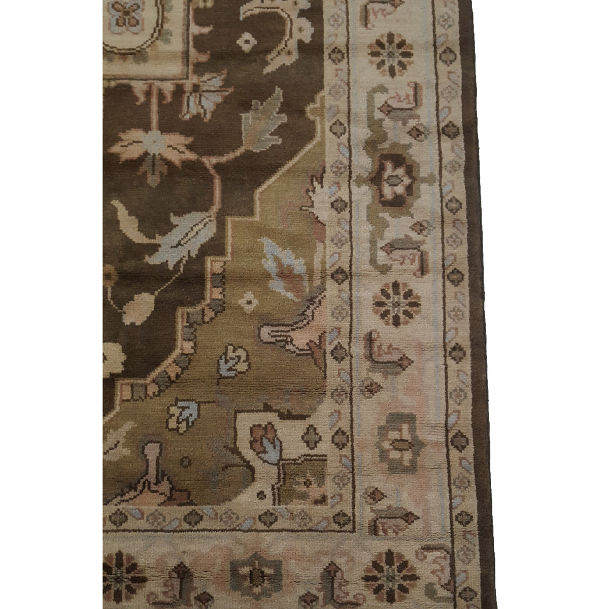 Pacific Tribal 36185 Dk.Brown Gold Traditional Hand Knotted Rug