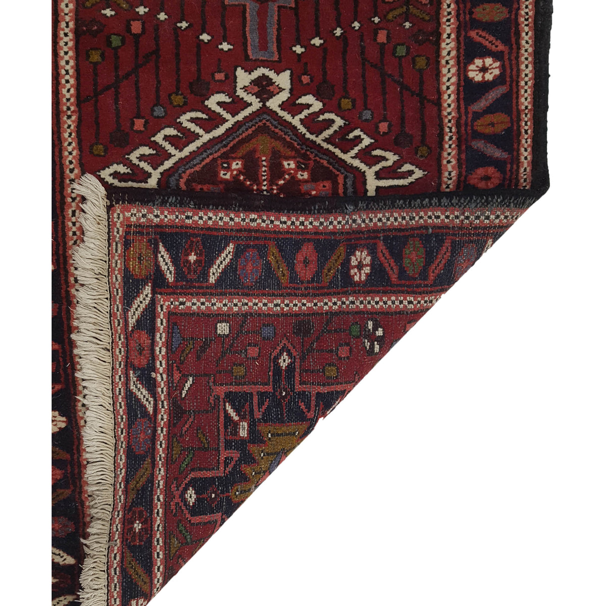 Pacific Heriz 36188 Burgundy Burgundy Traditional Hand Knotted Rug