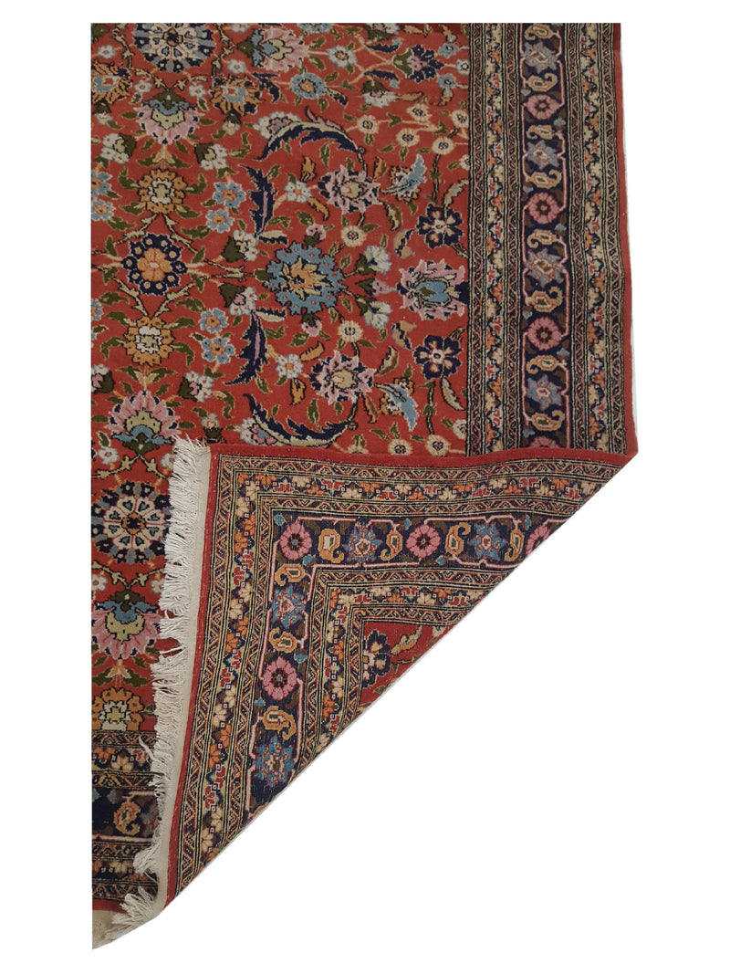 Fasa Antique Esfahan 36640 Rust Indigo Traditional Antique Rug