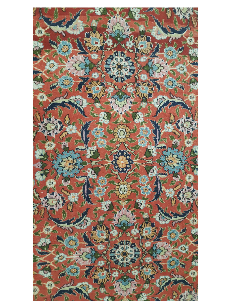 Fasa Antique Esfahan 36640 Rust Indigo Traditional Antique Rug