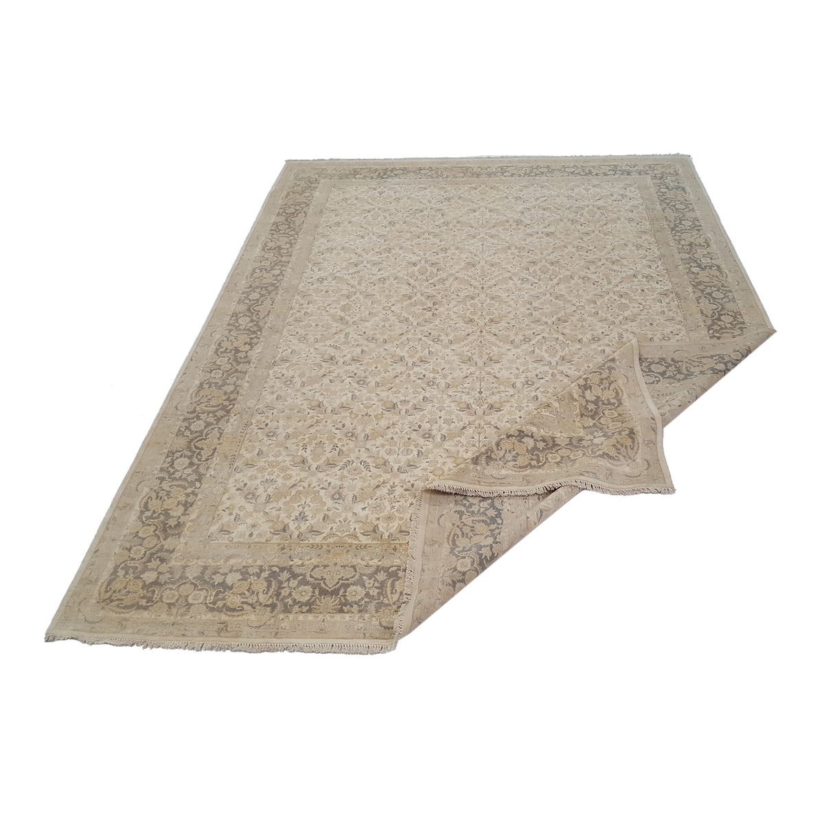 Pacific Classic 36651 Ivory Ivory Traditional Hand Knotted Rug