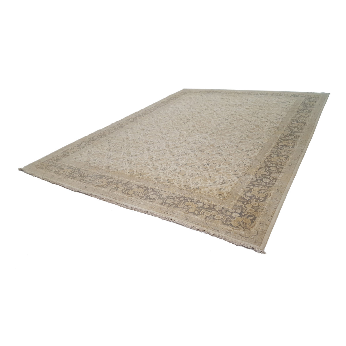 Pacific Classic 36651 Ivory Ivory Traditional Hand Knotted Rug