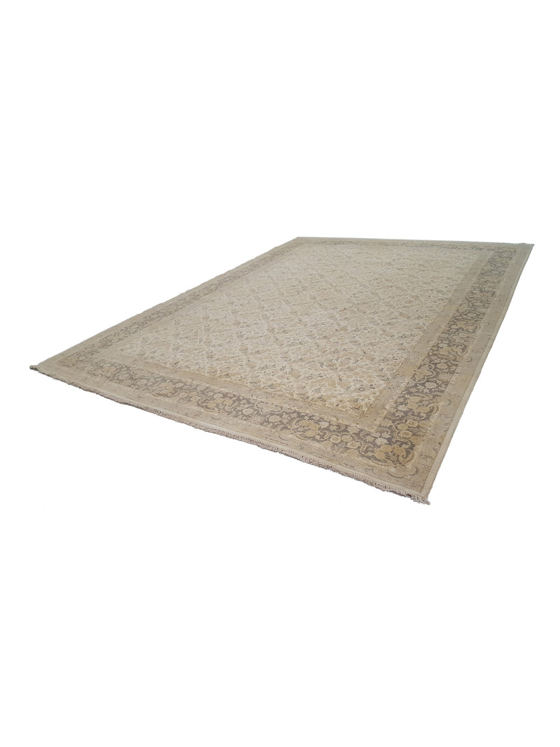 Pacific Classic 36651 Ivory Ivory Traditional Hand Knotted Rug