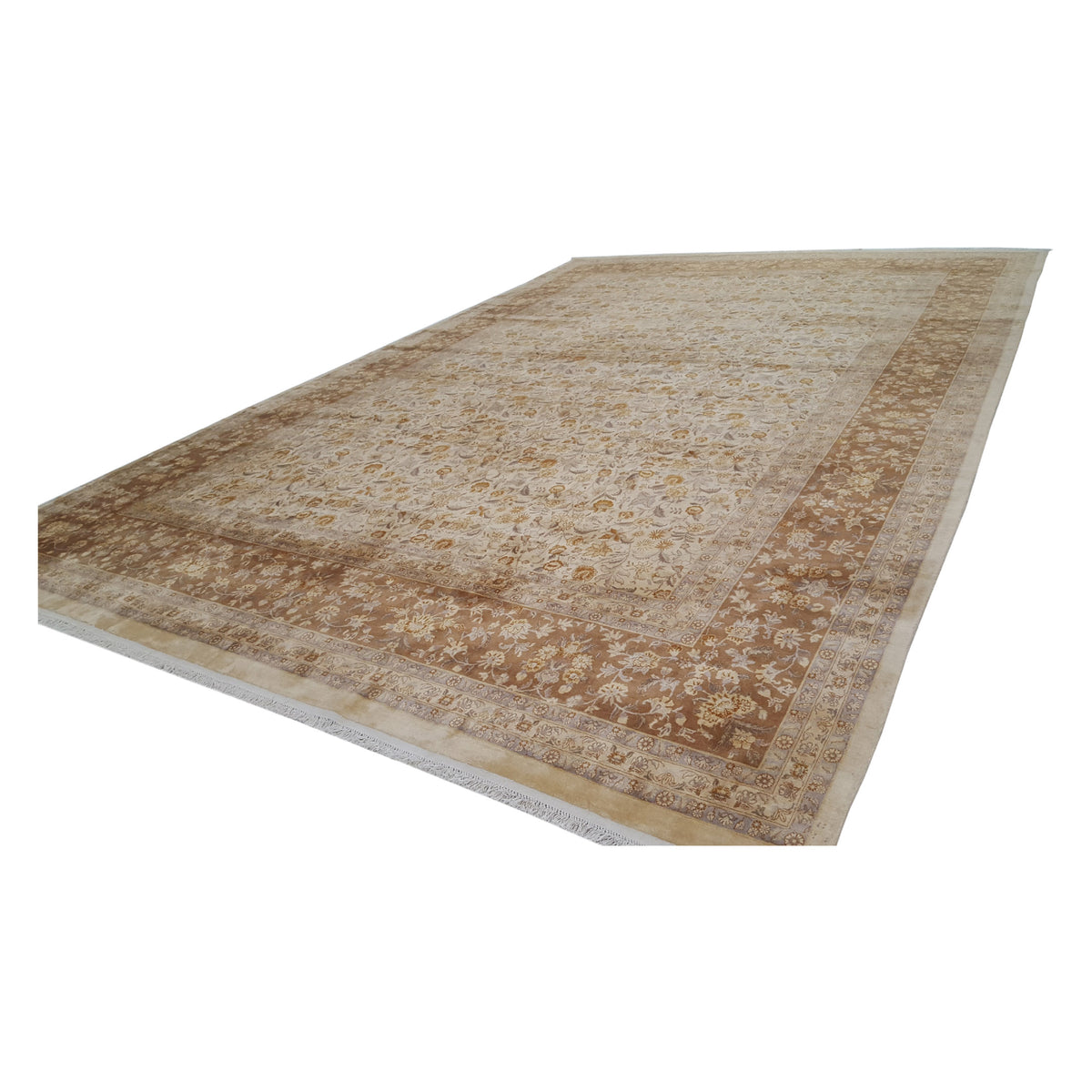 Pacific Classic 36652 Ivory Ivory Traditional Hand Knotted Rug