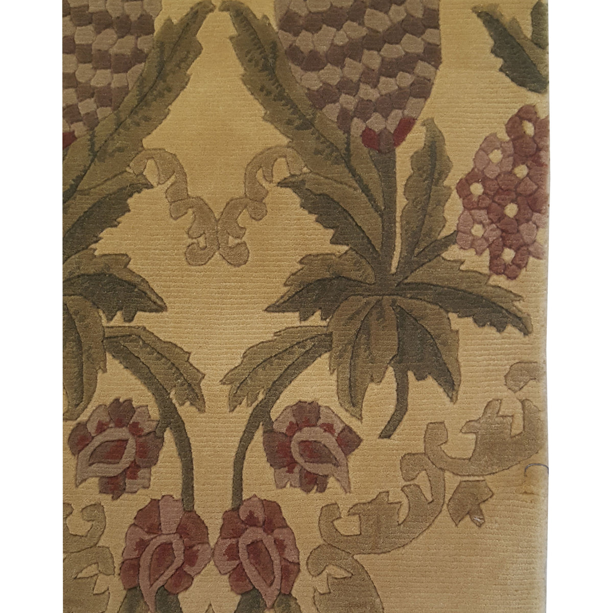 Pacific Gouri Ganga 36723 Gold Beige Transitional Hand Knotted Rug