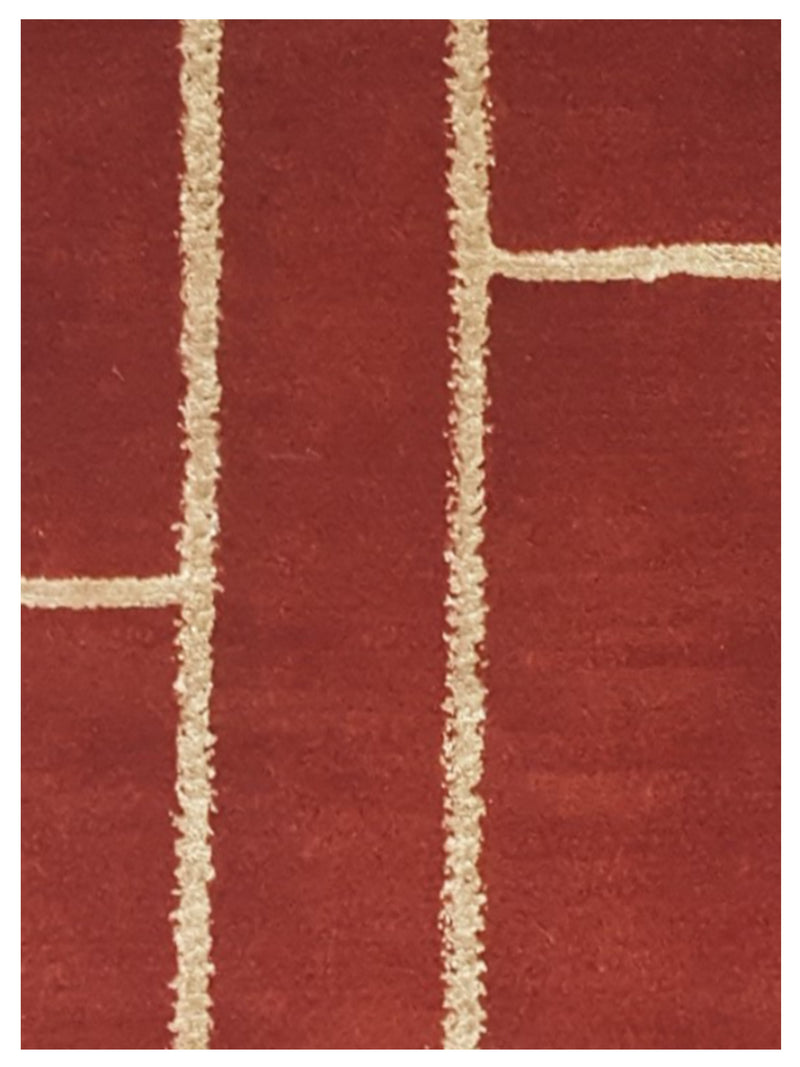 Pacific Gouri Ganga 36730 Red Gold Transitional Hand Knotted Rug