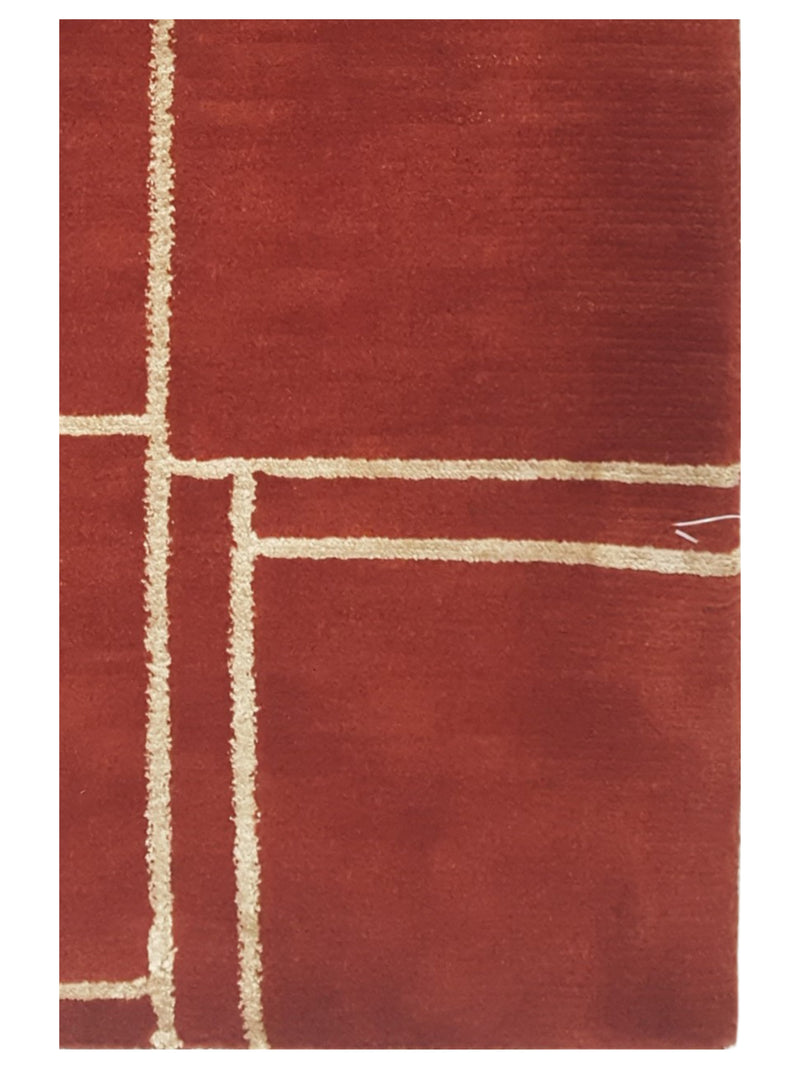 Pacific Gouri Ganga 36730 Red Gold Transitional Hand Knotted Rug