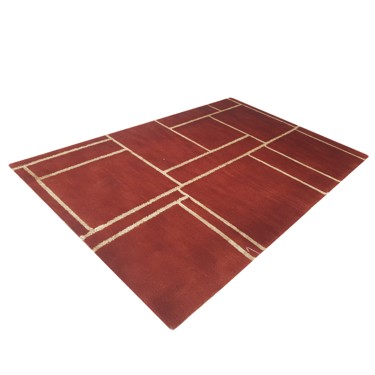 Pacific Gouri Ganga 36730 Red Gold Transitional Hand Knotted Rug