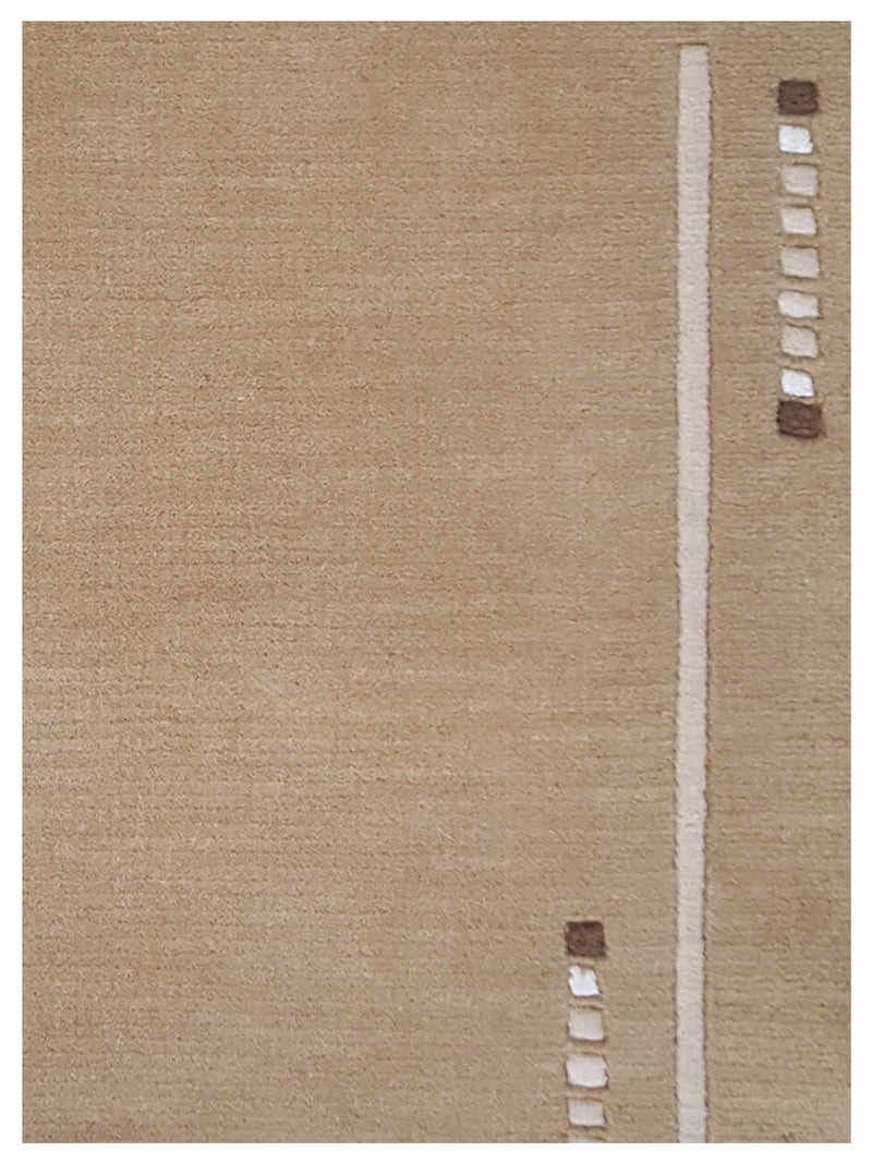 Pacific Gouri Ganga 36732 Tan Tan Transitional Hand Knotted Rug