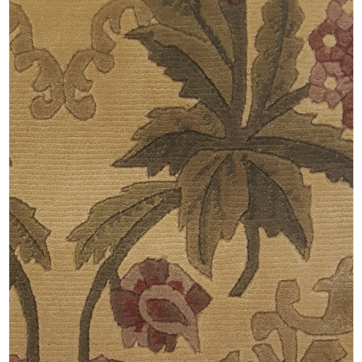 Pacific Gouri Ganga 36761 Gold Beige Transitional Hand Knotted Rug