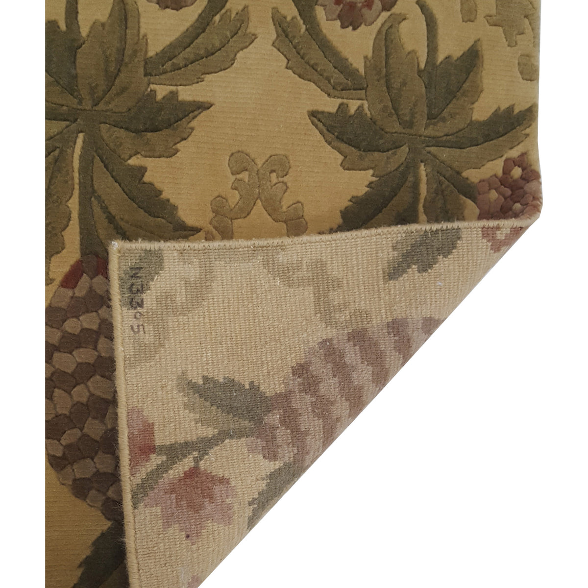 Pacific Gouri Ganga 36761 Gold Beige Transitional Hand Knotted Rug