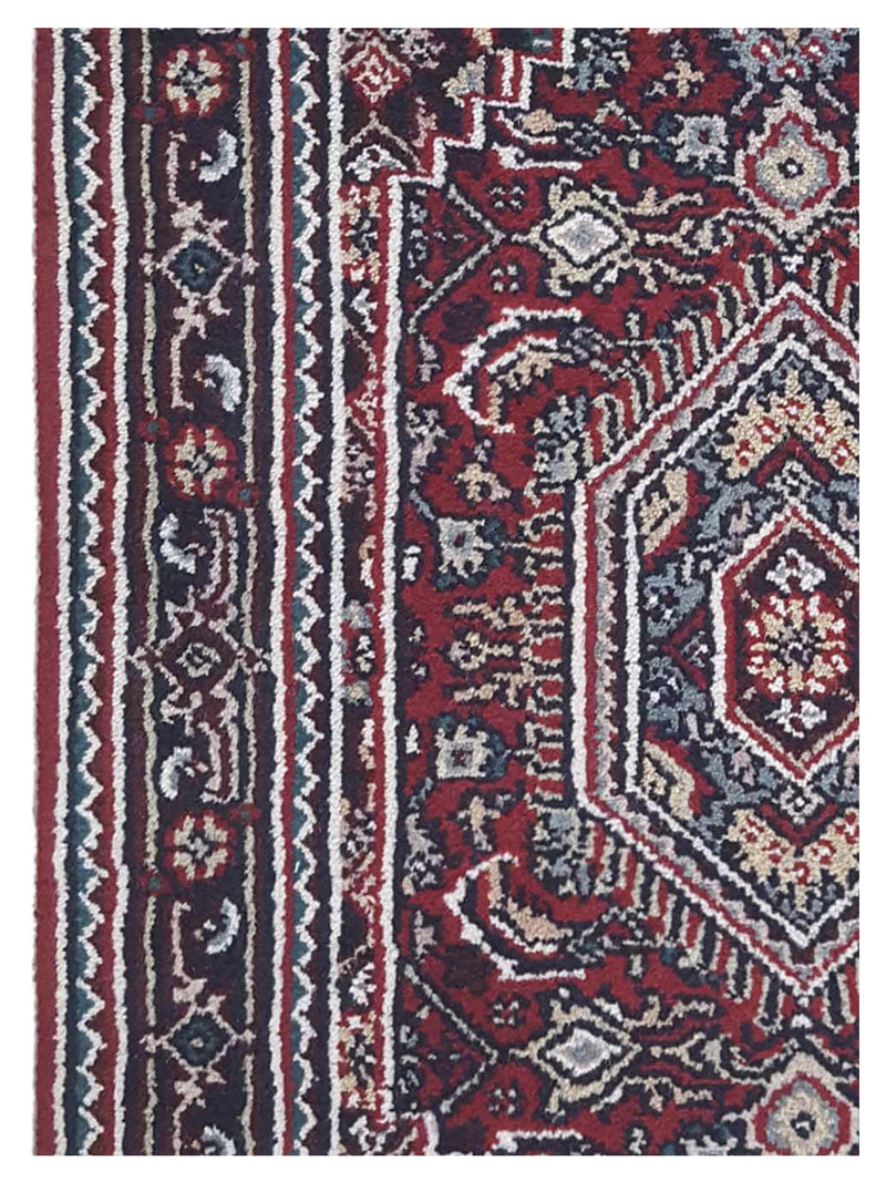 Pacific Mir 36770 Red Black Traditional Hand Knotted Rug