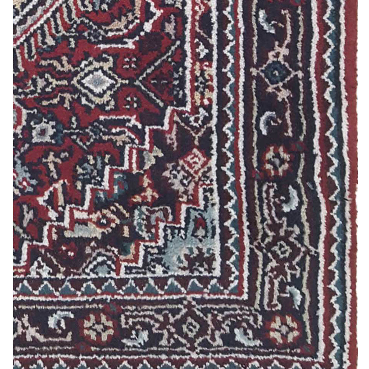 Pacific Mir 36771 Red Black Traditional Hand Knotted Rug