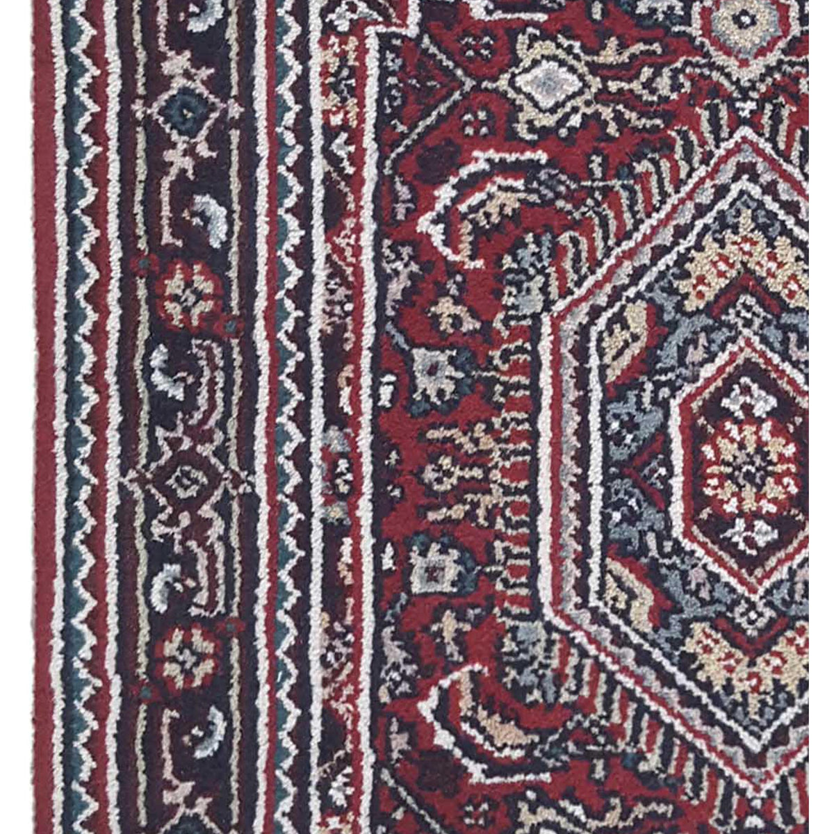 Pacific Mir 36771 Red Black Traditional Hand Knotted Rug