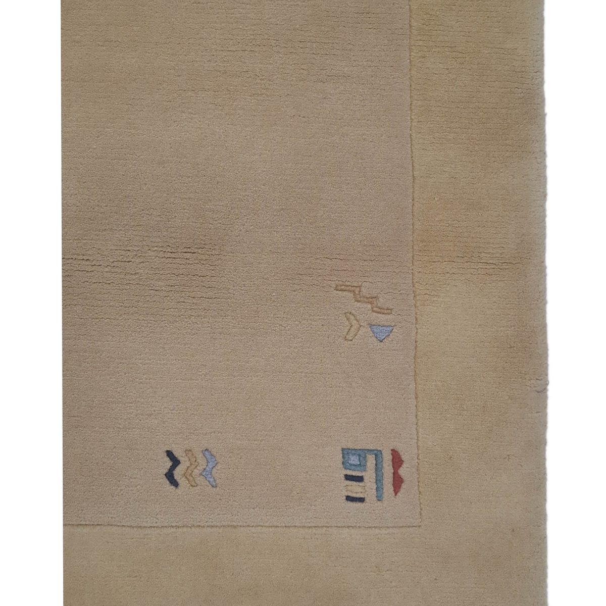Pacific Nepalese 36808 Beige Beige Transitional Hand Knotted Rug