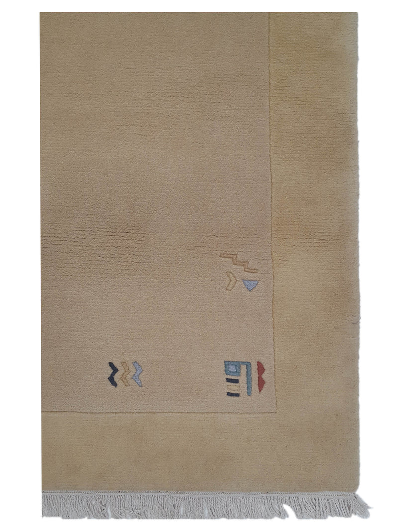 Pacific Nepalese 36808 Beige Beige Transitional Hand Knotted Rug