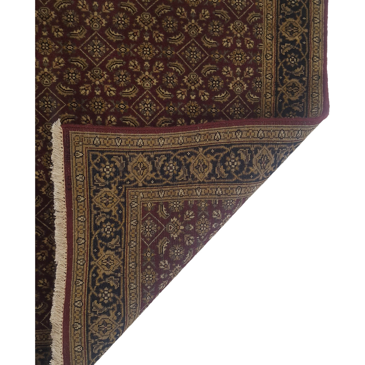 Pacific Serene 36810 Burgundy Black Traditional Hand Knotted Rug
