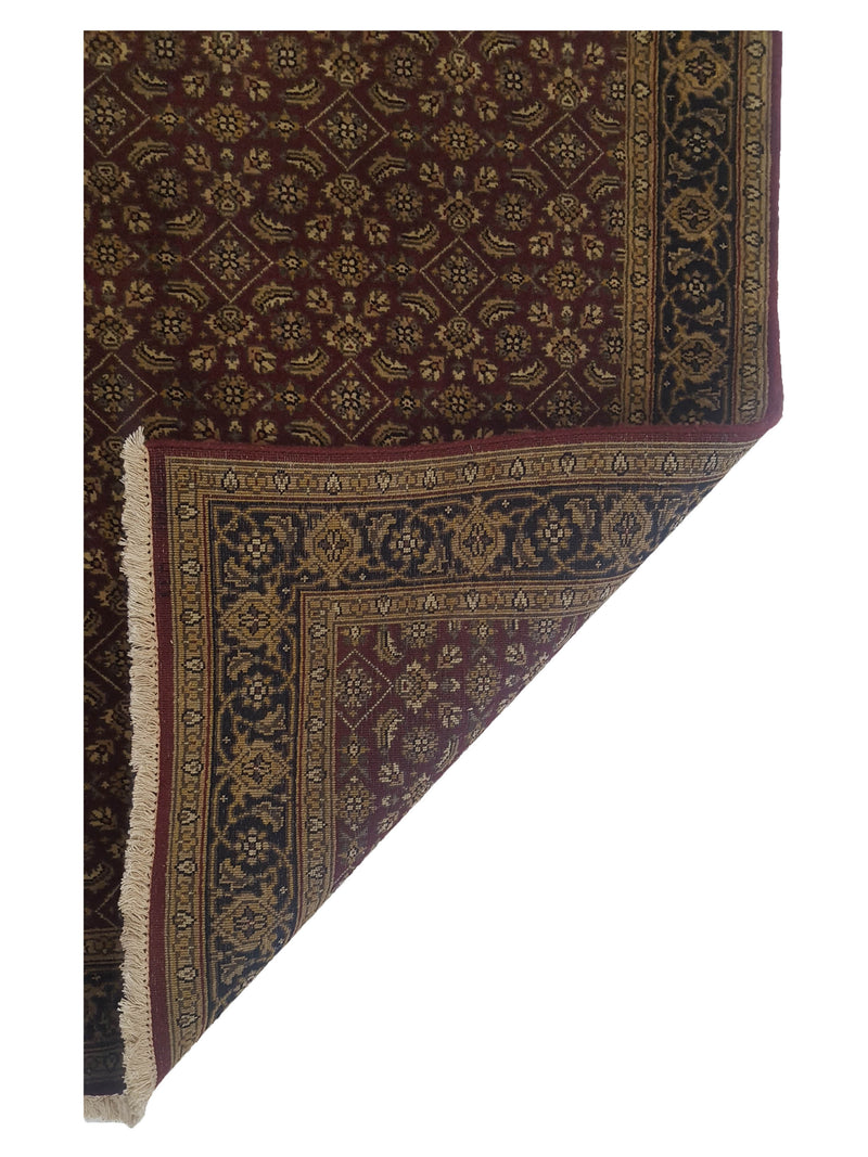 Pacific Serene 36810 Burgundy Black Traditional Hand Knotted Rug