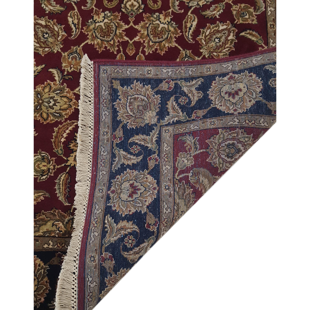 Pacific Maharaja 36865 Burgundy Black Traditional Hand Knotted Rug