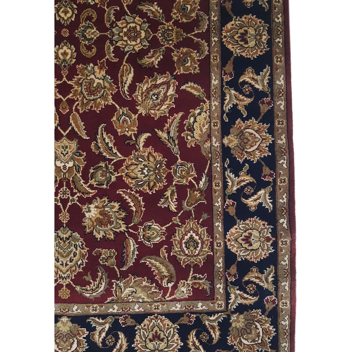 Pacific Maharaja 36865 Burgundy Black Traditional Hand Knotted Rug