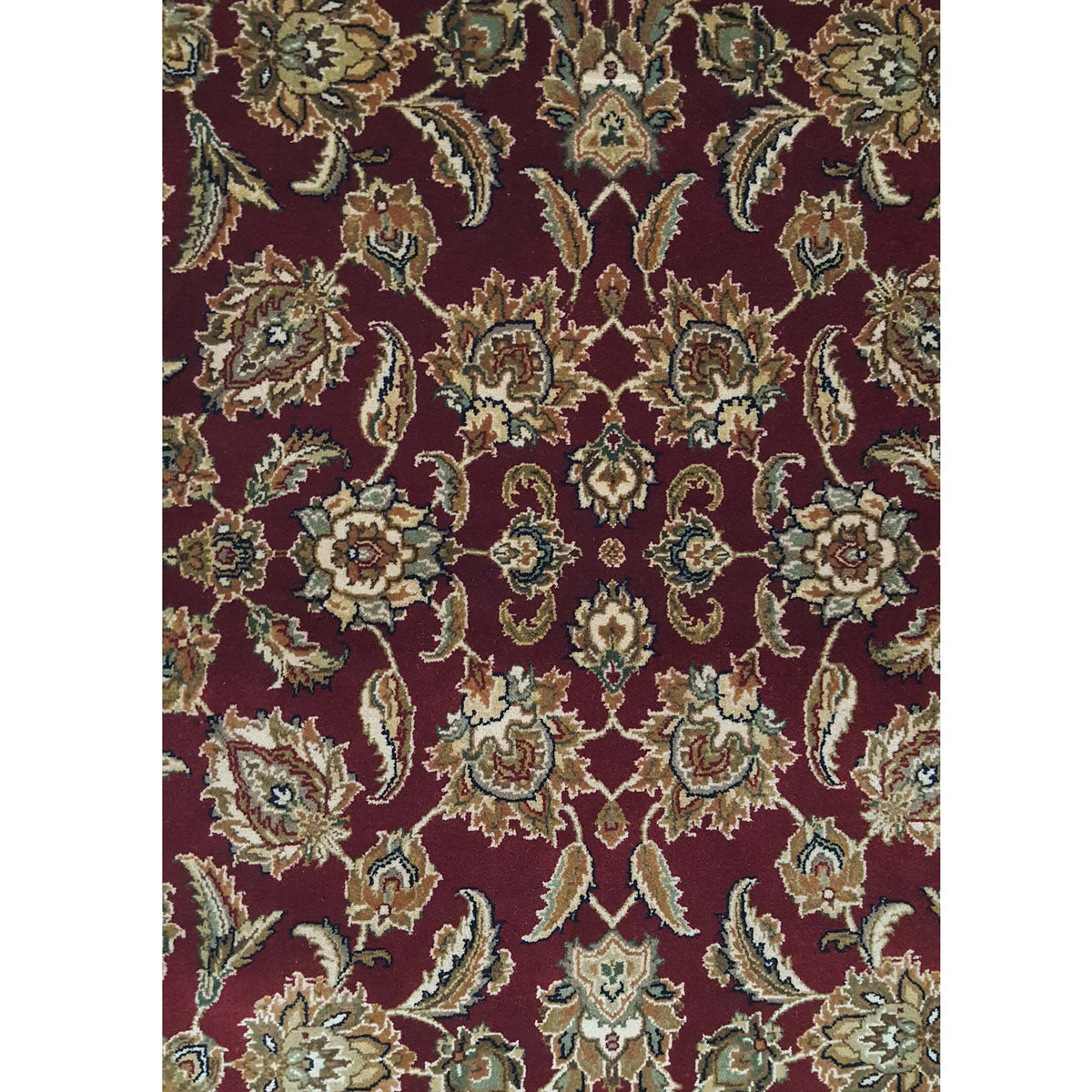 Pacific Maharaja 36865 Burgundy Black Traditional Hand Knotted Rug
