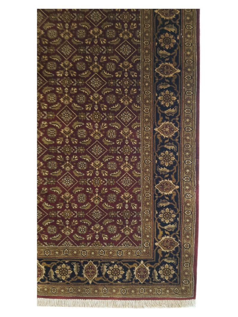 Pacific Serene 36908 Red Black Traditional Hand Knotted Rug