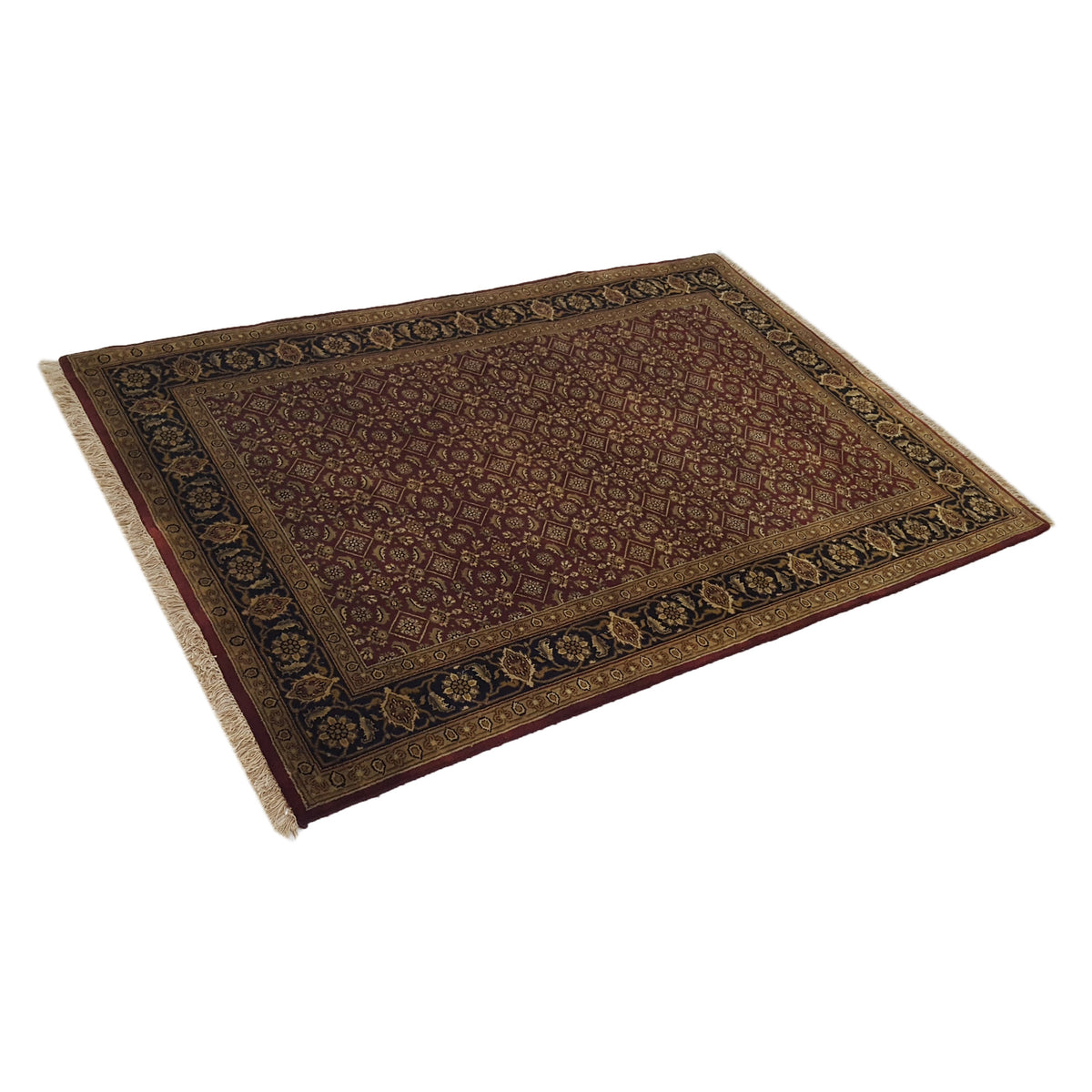 Pacific Serene 36908 Red Black Traditional Hand Knotted Rug