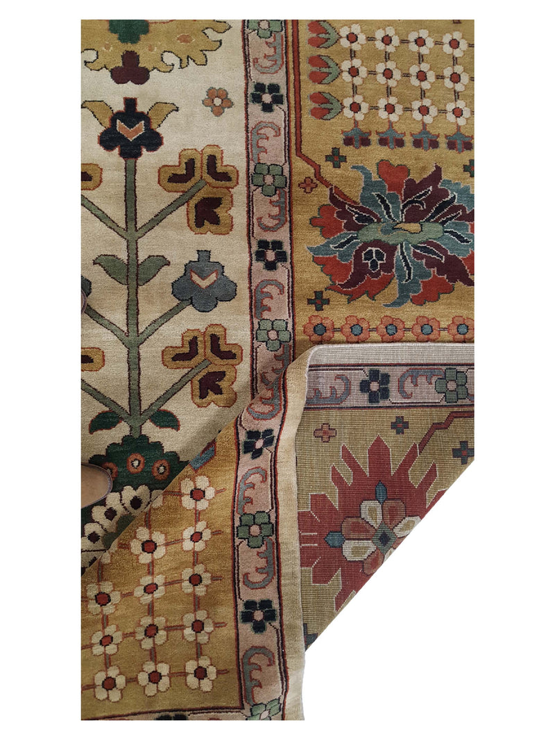 Pacific Tribal 36941 Ivory Tan Traditional Hand Knotted Rug